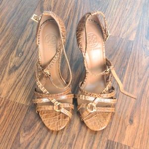 Tory Burch croc heels